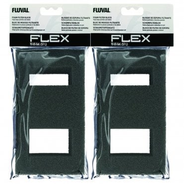 Fluval Flex 123L Foam Filter Block Bundle