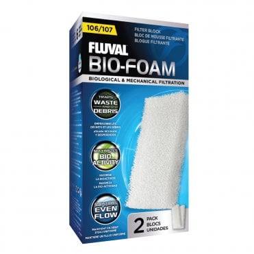 Fluval Foam Filter Block for 104/105/106/107, 2 pieces