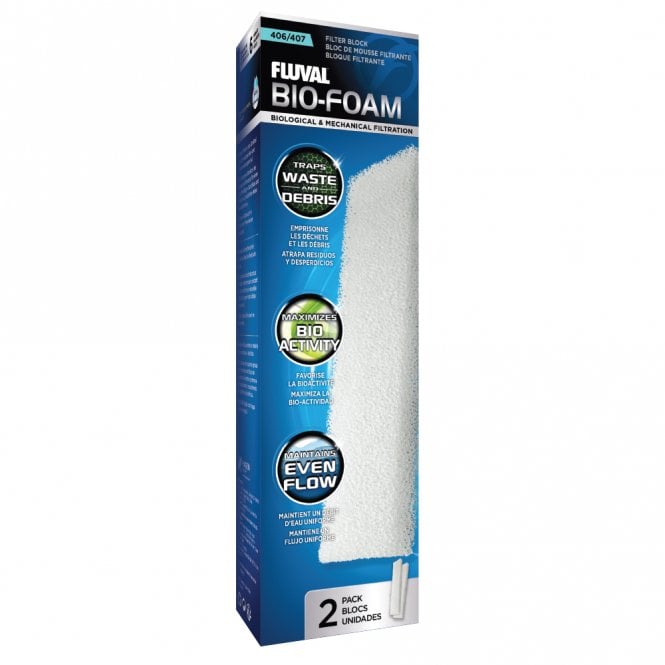 Fluval  Foam Filter Block for 404/405/406/407, 2 pieces