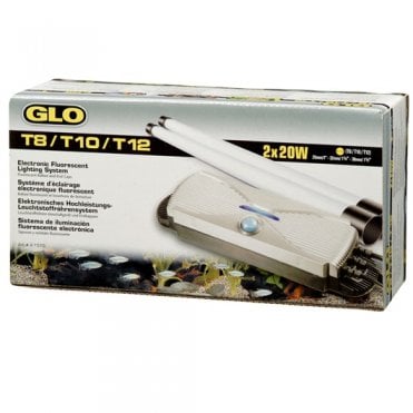 Fluval GLO T8 Electronic Fluorescent Lighting System for 2 x 20 W T8
