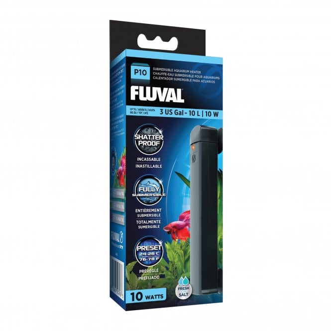 Fluval  P10 Submersible Aquarium Heater - 10 W