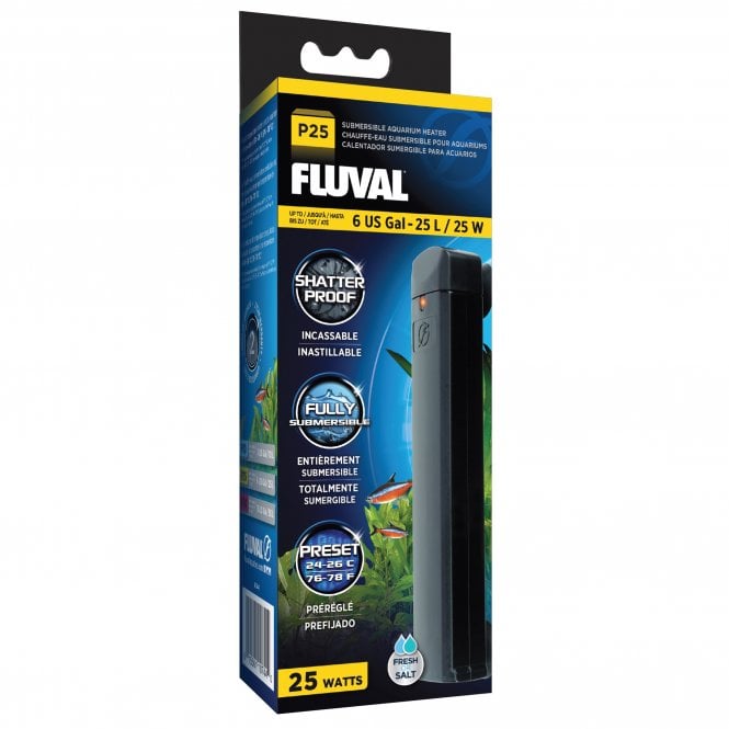 Fluval   P25 Submersible Aquarium Heater - 25 W