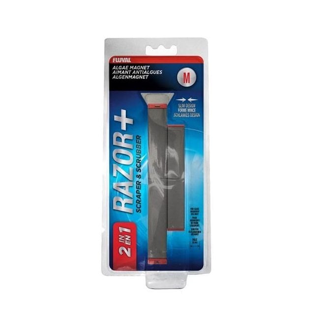 Fluval  Razor 2 in 1 Algae Magnet Medium