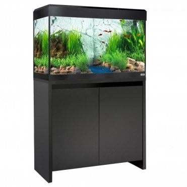 Roma 125 - Aquarium and Cabinet Set - Black
