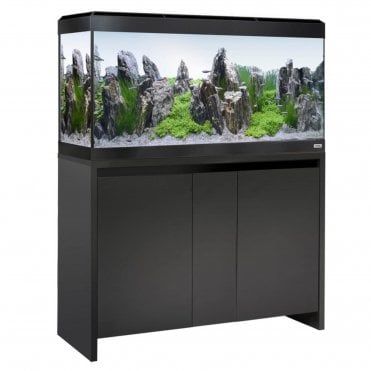 Fluval Roma 200 - Aquarium and Cabinet Set - Black