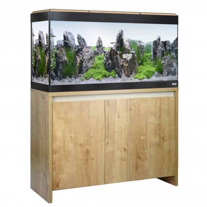 Fluval  Roma 200 - Aquarium and Cabinet Set - Oak