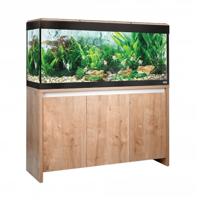 Fluval  Roma 240 - Aquarium and Cabinet Set - Oak
