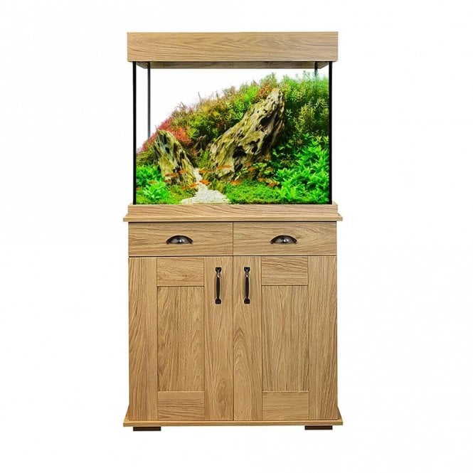 Fluval  Shaker 168L - Aquarium and Cabinet Set Hampshire Oak 