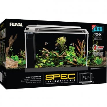 Fluval Spec 19L - Aquarium Setup - White