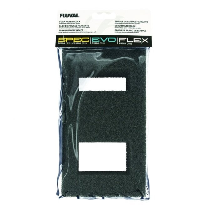 Fluval  SPEC 19L/EVO 19L/FLEX 34L Foam Filter Block 