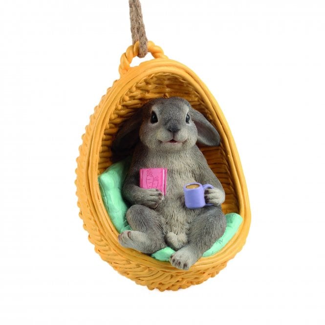 Garden Creations Chilling Rabbit on Swing