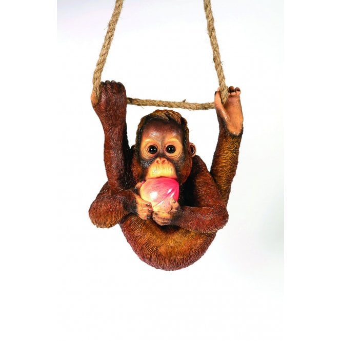 Garden Creations Climbing Orangutan Eating