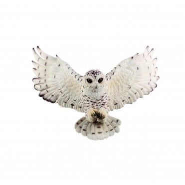 Flying Snowy Owl