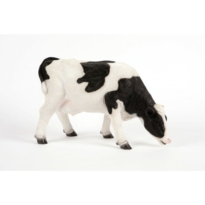 Garden Creations Grazing Black & White Cow