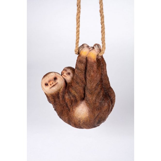 Garden Creations Hanging Sloth & Baby