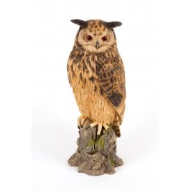Perched Eagle Owl