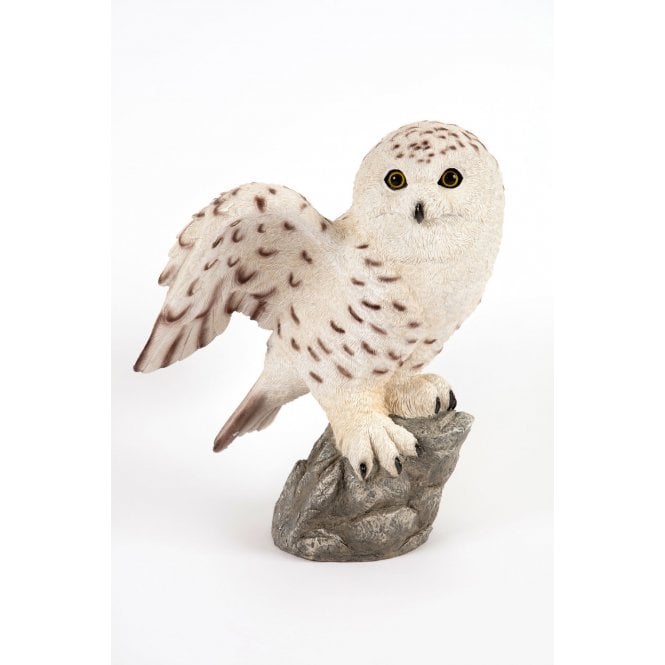 Garden Creations Perched Snowy Owl