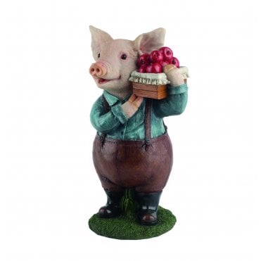 Pig Gathering Apples