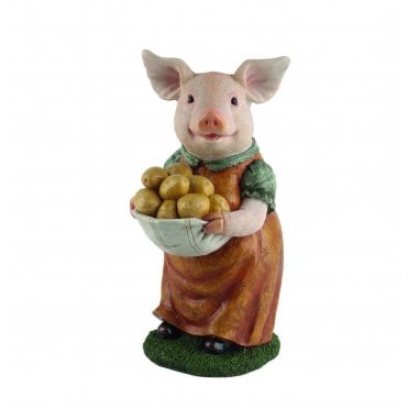 Pig Gathering Potatoes