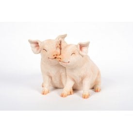 Garden Creations Pigs Cuddling
