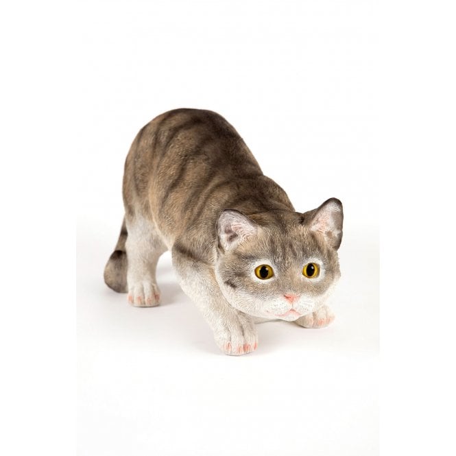 Garden Creations Prowling Grey Cat
