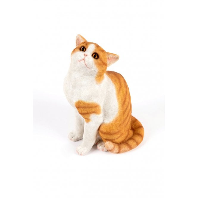 Garden Creations Sitting Ginger Cat