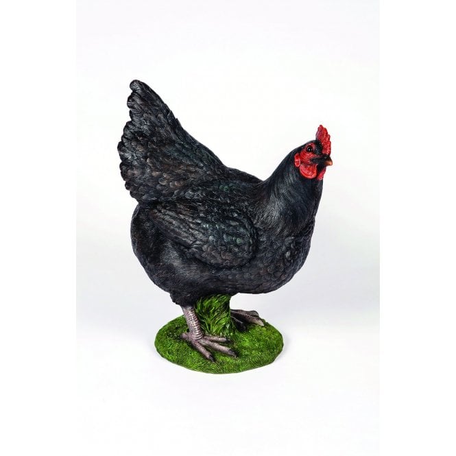 Garden Creations Standing Black Hen
