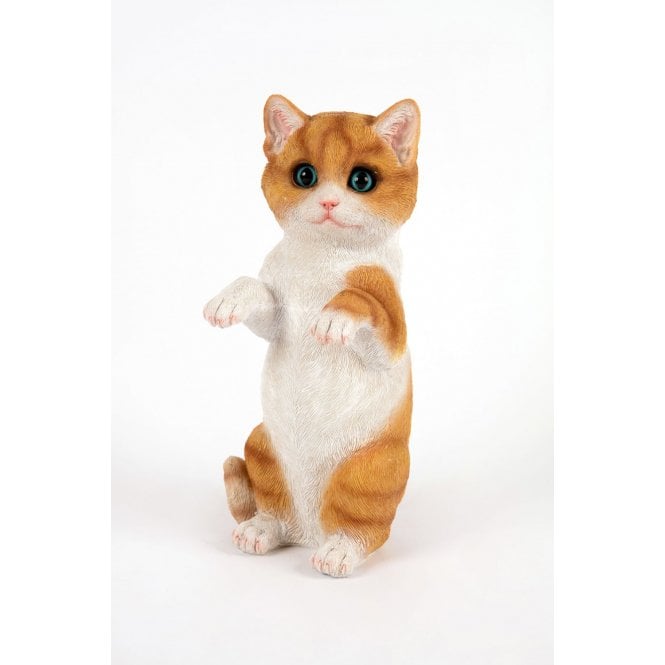 Garden Creations Standing Ginger Kitten