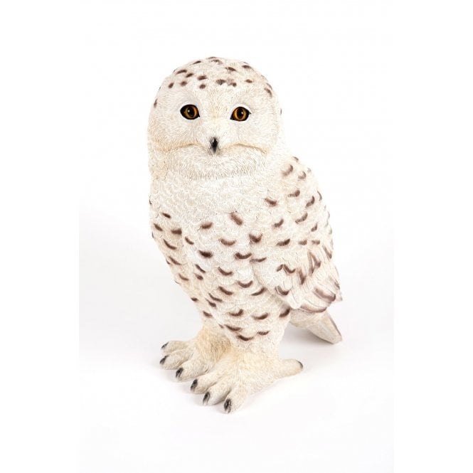 Garden Creations Standing Snowy Owl