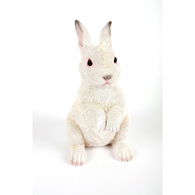 Garden Creations Standing White Rabbit
