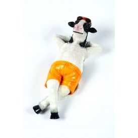 Sunbathing Cow