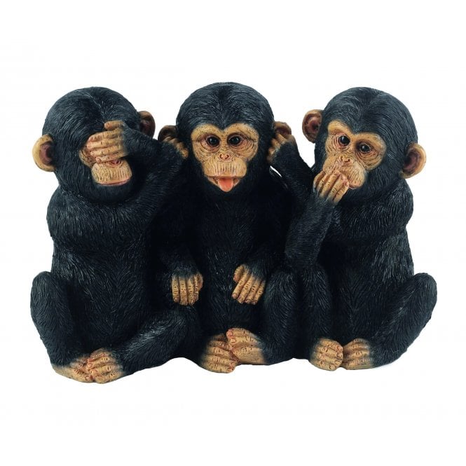 Garden Creations Three Chimps