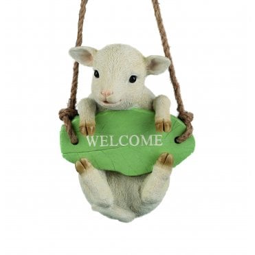 Welcome Lamb on Swing