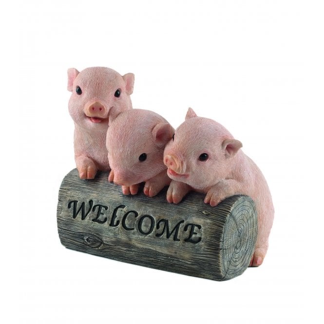 Garden Creations Welcome Pigs