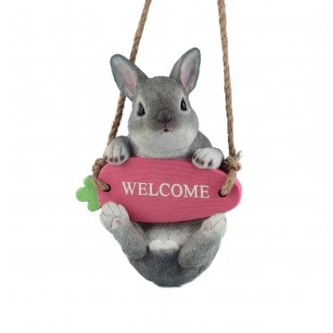 Welcome Rabbit on Swing