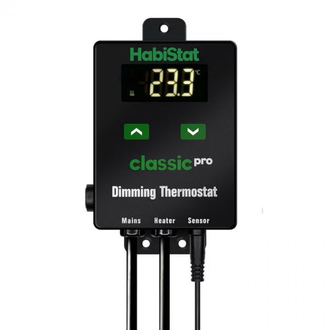 HabiStat  Classic Pro Dimming Thermostat, Black, 450 Watt
