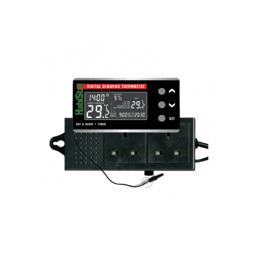 Habistat Digital Dimming Temperature Thermostat Day/Night Timer 600W