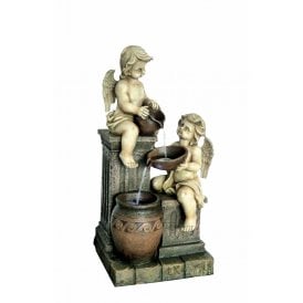 2 Angels with Spilling Urns