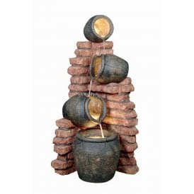 4 Pots on Brick