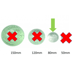 80mm Medium Crystal Ball (pwf1688, 1040)