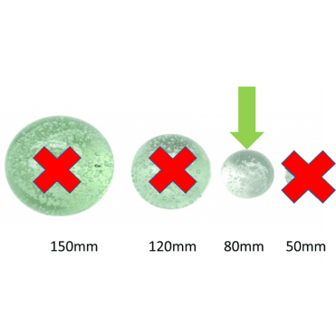 80mm Medium Crystal Ball (pwf1688, 1040)