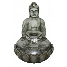 Grey Sitting Buddha