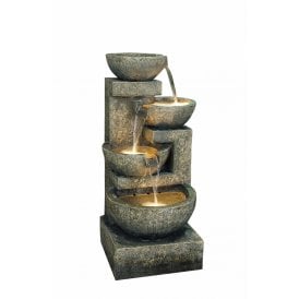Large Granite Four Bowl