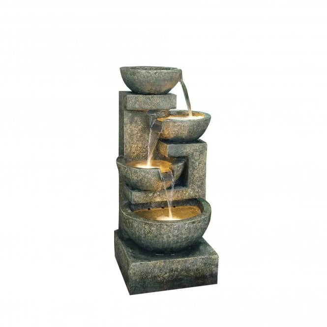 Large Granite Four Bowl