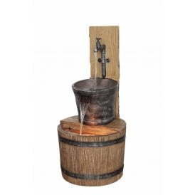 Oak Barrel with Tap