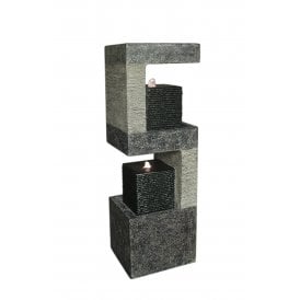 S Shape Black Columns