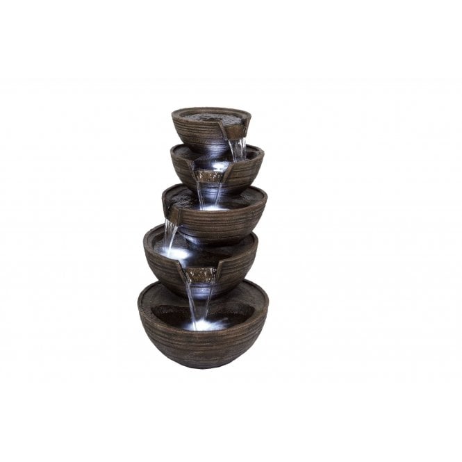 Hamac Stacked Brown Bowls