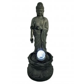 Standing Buddha Crystal Ball