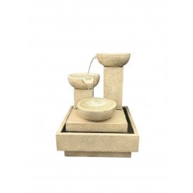 Trio Cascade Fountain (Sandstone)