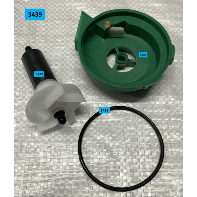 Hozelock Pump Chamber & Rotor, with O-ring for EasyClear 9000 (Models 3009 & 1768)